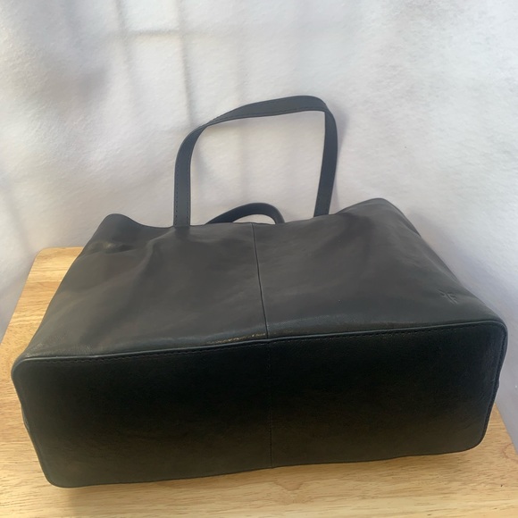 Frye Madison Leather Black Tote - Picture 7 of 9